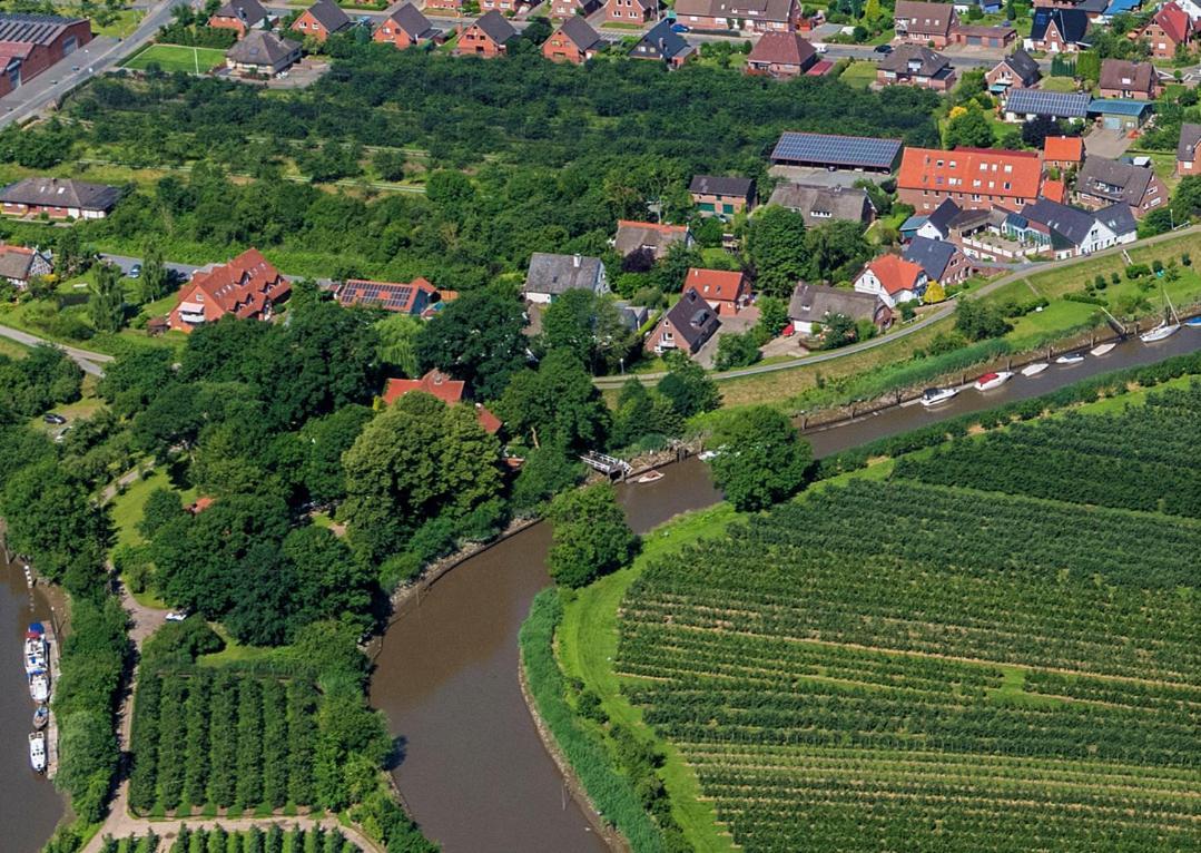 Apartament Fewo Blankenese Im Haus Luehegarten Grünendeich Zewnętrze zdjęcie