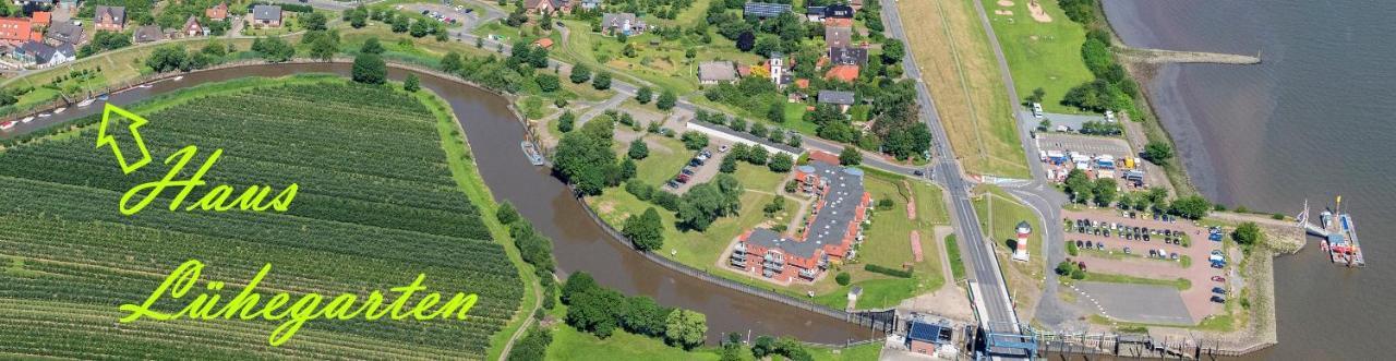 Apartament Fewo Blankenese Im Haus Luehegarten Grünendeich Zewnętrze zdjęcie